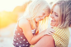 mother and daughter