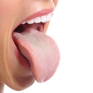 woman’s tongue