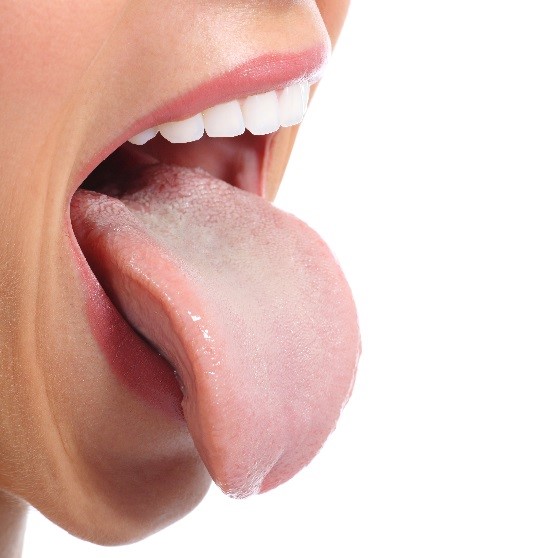 what does a healthy tongue look like